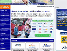 Tablet Screenshot of mon-assurance-auto.be